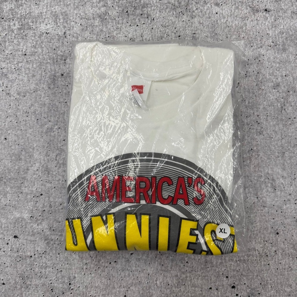 Retro America's Funniest Home Videos Graphic Logo White T Shirt Adult XL New
